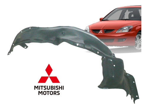 Imagen 2 de 3 de Guardabarro Delantero Izquierdo Mitsubishi Lancer (2005-14)