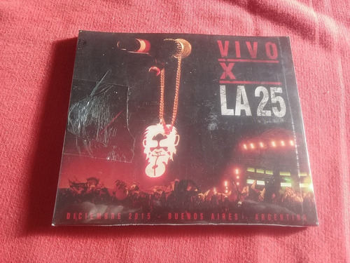 La 25   - Vivo X La 25 Cd Doble + Dvd  - Ind Arg   A7