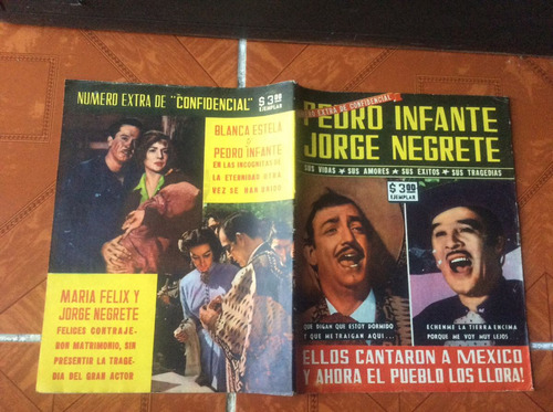 Pedro Infante Y Jorge Negrete De Coleccion Ed Antequera