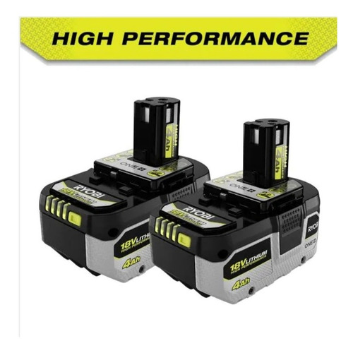 Paquete 2 Baterías Ryobi 4 Amp High Performance 