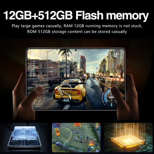 Tablet Android 13 11.6 512gb+12gb Ram Sim Con Teclado