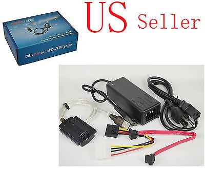 Nuevo Usb 2.0 Al Cable Adaptador Ide Sata S-ata 2,5 3,5 Hd D