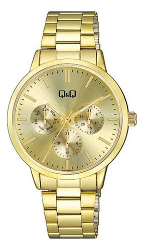 Reloj Para Mujer Q&q A04a A04a-004py Dorado