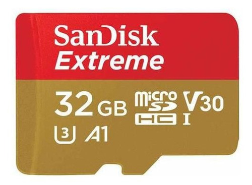 Cartão De Memória Micro Sd Sandisk Extreme 100m  32 Gb