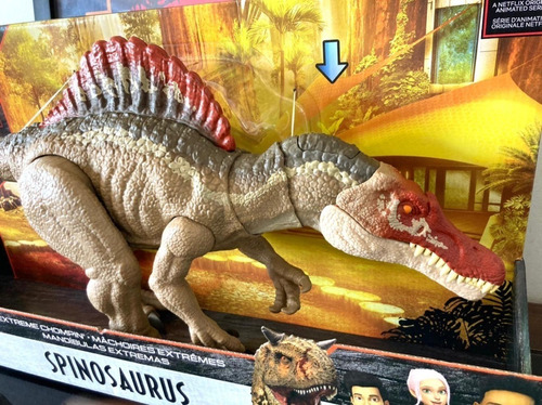 Jurassic World Spinosaurus Espinossauro 55cm Mattel C/nf | Parcelamento sem  juros