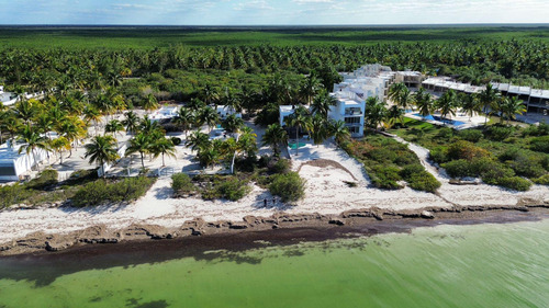 Terreno En Venta En La Playa Frente Al Mar En Telchac,merida,yucatan