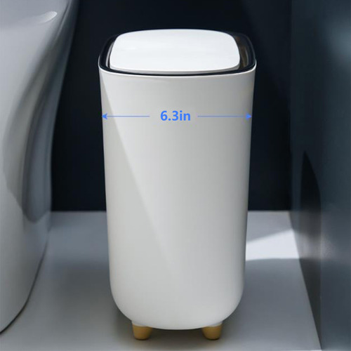Cubo De Basura Automático De Baño Con Adsorción De Basura Co