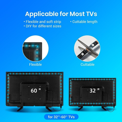 Tira Led Broadlink Rgb 3 Metros Pack X 4 Alexa Y Google