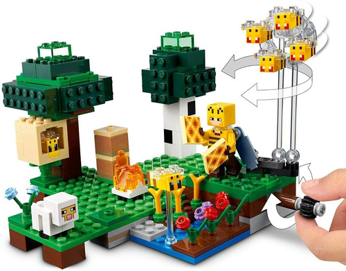 Imagen 4 de 6 de Lego® Minecraft - La Granja De Abejas (21165)