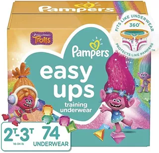 Pampers Easy Ups Tire De Ropa Interior Desechable Entrenamie