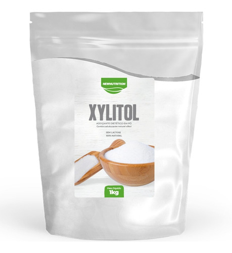 Adoçante Xilitol Natural Xylitol 1kg - Pronta