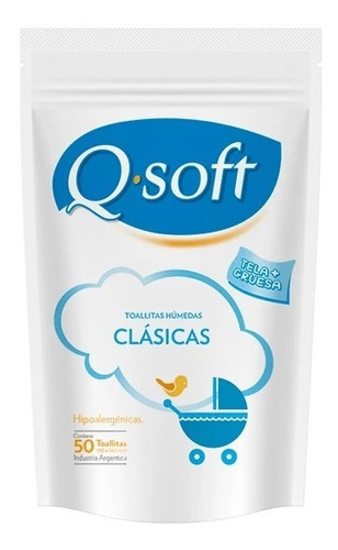 150un Toallitas Humedas Clasicas Qsoft Doypack