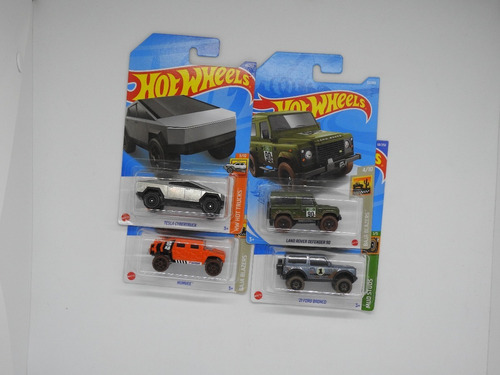 Hot Wheels 4x4 Pack2 ( 4piezas)