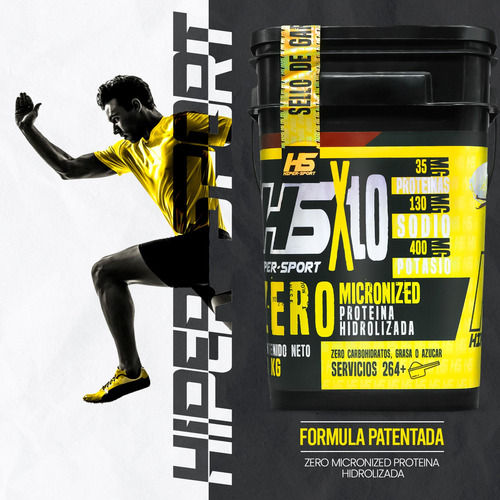 Hs Supplements Hiper Sport Proteína Zero 10kg Vainilla