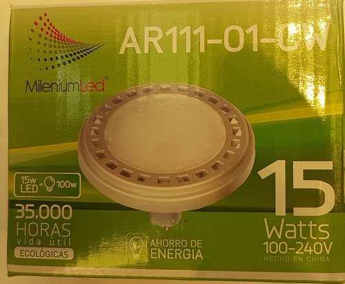 Lamparas Led. Ar111 Gu10 15w. Luz Fria