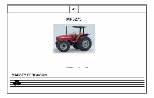 Manual Repuestos Tractor Massey Ferguson 5275