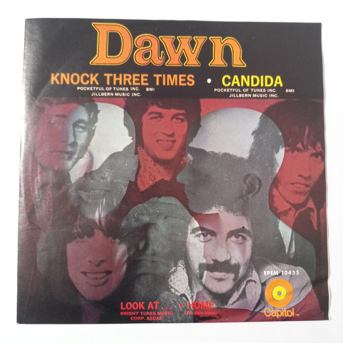 Dawn Knock Three Times Ep 1970 Capitol México 45rpm Single 