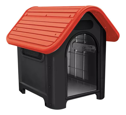 Casa Para Cachorrinhos Dog Home N2 Resistente Pet Vermelho