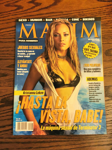 Revista Maxim - Kristanna Loken - Julio 2003 Año 2 #7