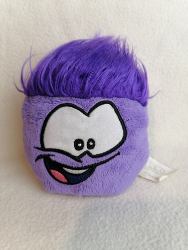 Peluche Original Puffle Morado Club Penguin Disney Jakks 13. (Usado)