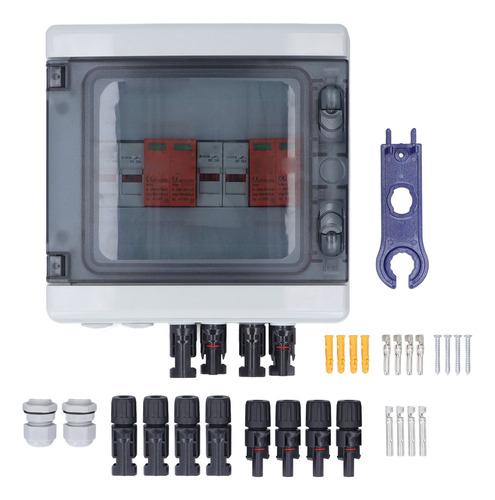 Protector De Sobretensión Impermeable Solar Pv Combiner De 4