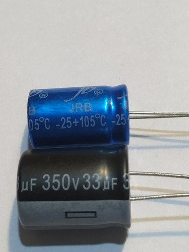Capacitor Electrolítico 33uf X 350v 105°c (kit X 2)