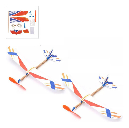 2025 2pcs Kit De Bricolaje De Plano Elástico Con Banda De