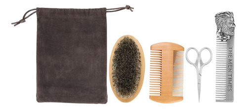 Q Kit De Modelado De Barba, Juego De Cepillos De Barba