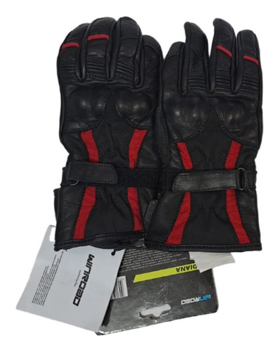 Guantes De Cuero Para Motociclistas Winroad - Talla L Mujer