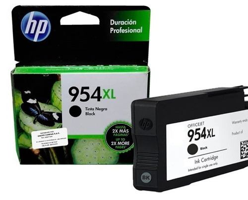Tinta Hp 954 Xl L0s71al Color Negro