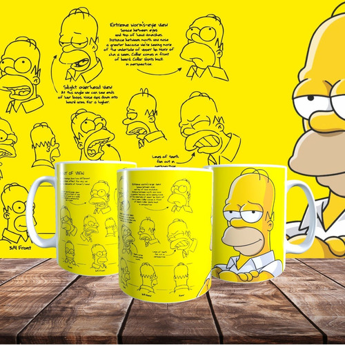 Taza Personalizada Diseño Simpsons M22