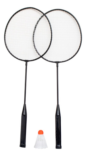 Kit Badminton 2 Raquetes + 1 Peteca