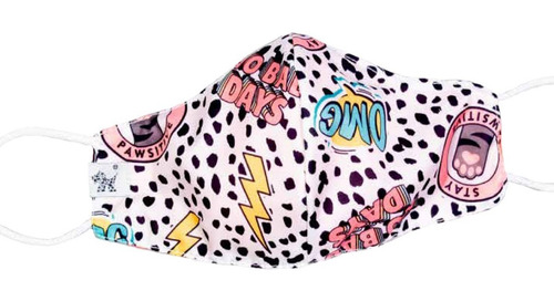 Tapaboca Barbijo Impermeable Lavable Moderno Original Suave
