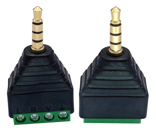 Conector Plug 3.5mm 4 Vias A Bornera 4