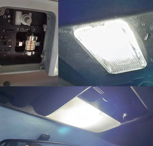 X2 Luces Led Interior Automóvil Canbus 31mm 12v Universal