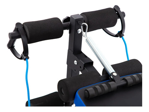 Banca Para Abdominales Con Manillar Bandas Jks Plegable