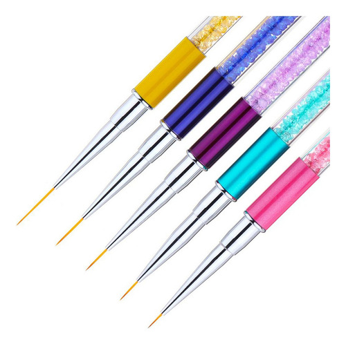 Pinceles Liner Art Liner Dibujo Plumas Profesional, 5 Unidad