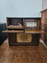 Comprar Combinado Antiguo Winco Tocadisco\u002Fradio - Leer Descripcion Marrón