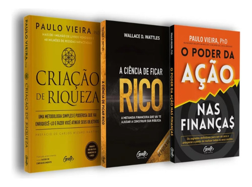 Box Da Riqueza 3 Livros | Paulo Vieira | Editora Gente