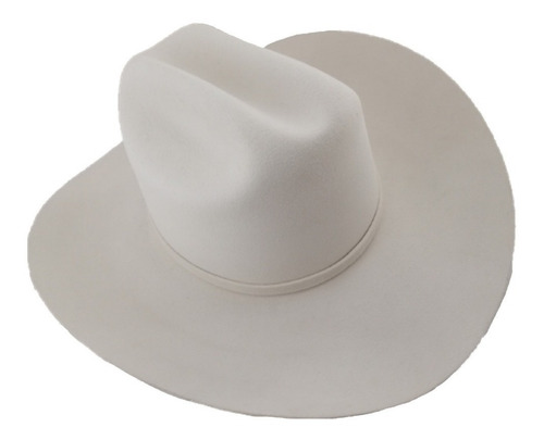 Sombrero Texana De 100 X Marca West Point Blanco Pelo Castor