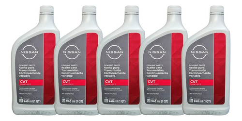 Kit 5l Aceite Transmisión Cvt Nissan Kicks 2019