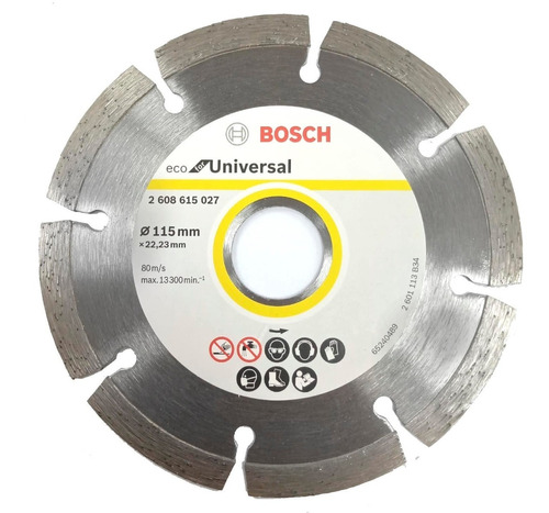 Disco Diamante Corte Uso Universal 4 1/2´´ Bosch 2608615027