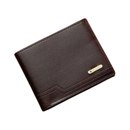 Billetera Para Hombre Cartera Bipiel Color Marron Cafe