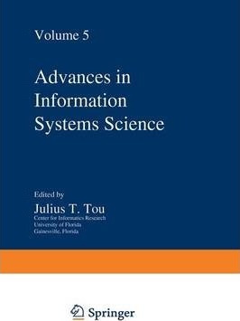 Libro Advances In Information Systems Science - Julius T....