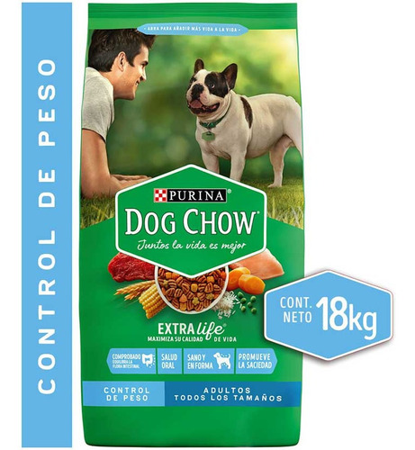 Alimento Para Perros Dog Chow Adultos Control De Peso 18kg