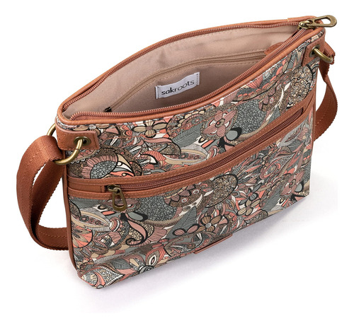 Sakroots Flat Cross Body, Sienna Spirit Desert