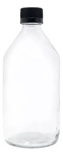 10 Botella Vidrio Jarabe Farma 1000 Cc Transparente 28/410