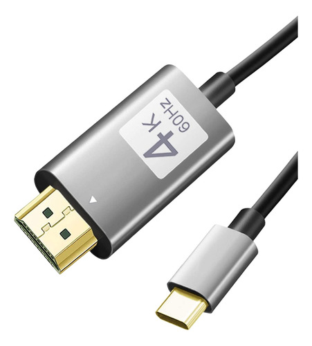 Cabo Usb-c Hdmi 4k 60hz 1 Metro Thunderbolt 3 Hdmi 4k