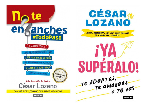 No Te Enganches Todo Pasa Y Ya Superalo Cesar Lozano | Envío gratis