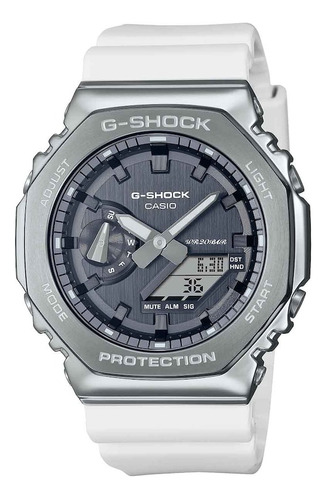 Reloj G-shock Gm-2100ws-7acr Correa Blanco